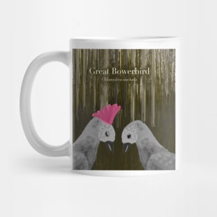 Great Bowerbirds (text) Mug